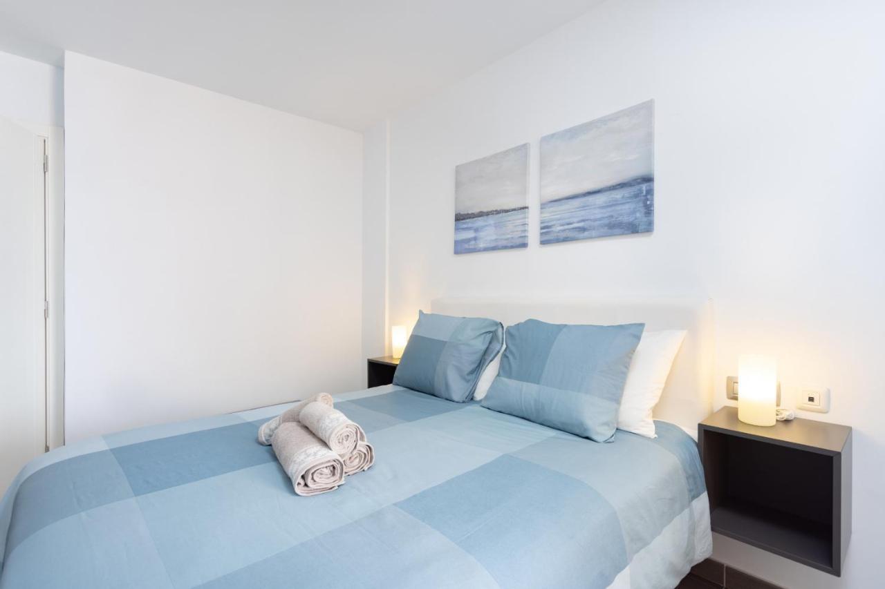 Апартаменты Frontline Penthouse With Heated Pool And Parking Лос Кристианос Экстерьер фото